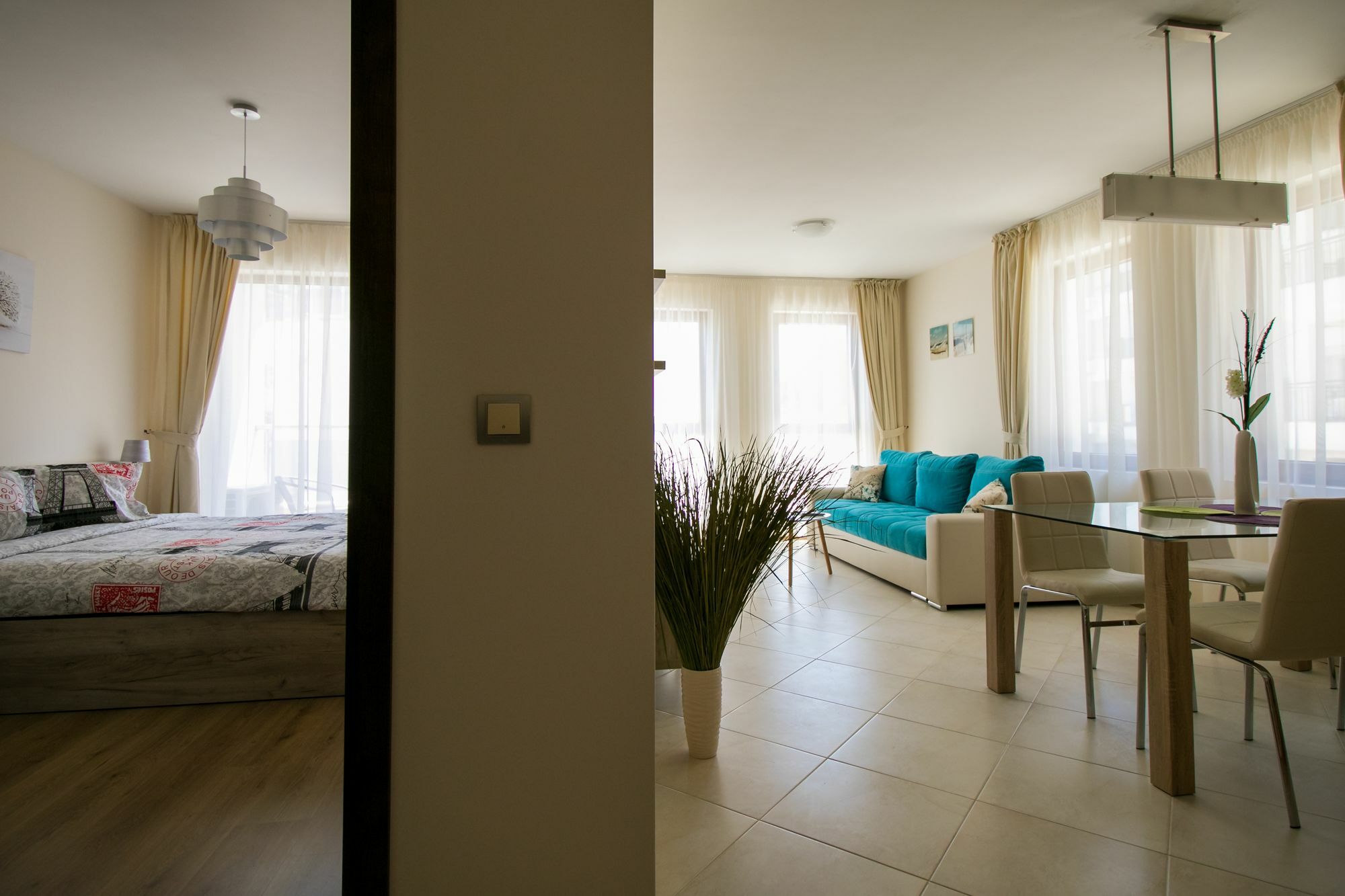 Byala Vista Cliff Apartments Bagian luar foto