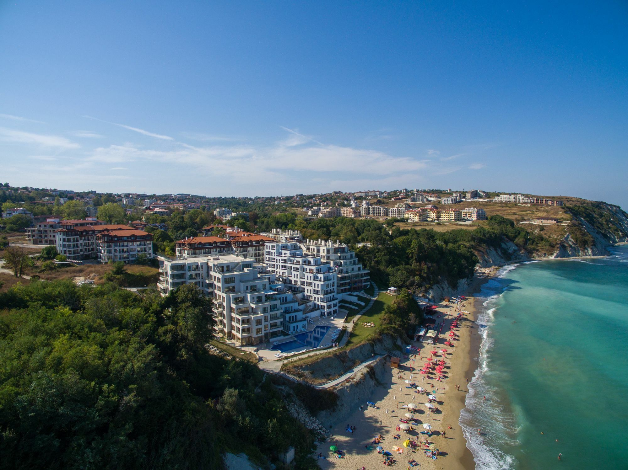 Byala Vista Cliff Apartments Bagian luar foto